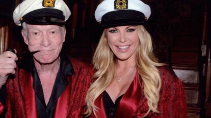 Hugh Hefner and Crystal Hefner