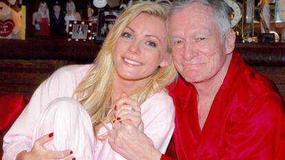 Hugh Hefner and Crystal Hefner