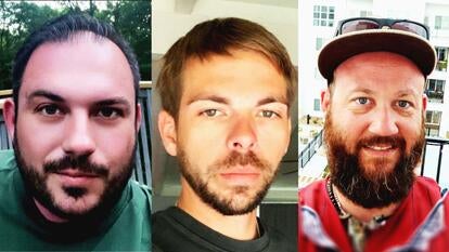 The three men found dead in their friend's backyard