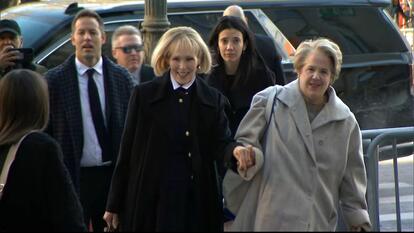 E. Jean Carroll leaving court