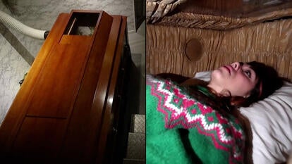 Escape Room Challenges Players to Get Out of a Coffin