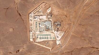 Aerial view of Tower 22 in Jordan