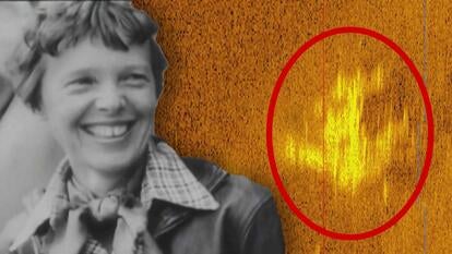 Amelia Earhart, sonar image