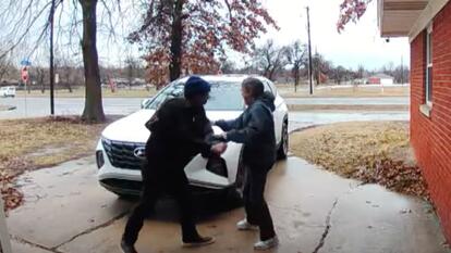 Christina Beyers wrestling man