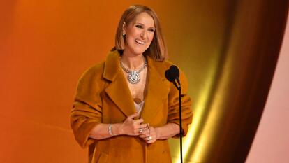 Celine Dion at the Grammys