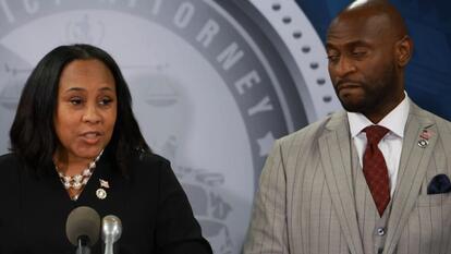 Fulton County DA Fani Willis and her aide