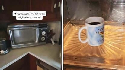 Old microwave from the 1940s'