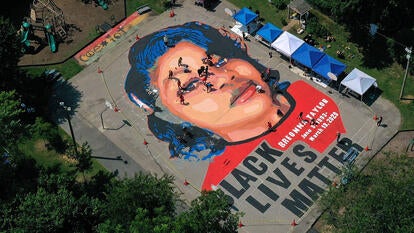 The 7,000 square foot mural was organized by Future History Now in partnership with Banneker-Douglass Museum and The Maryland Commission on African American History and Culture.