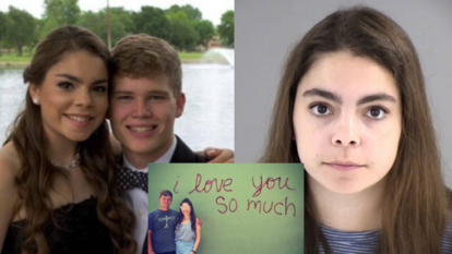 Virginia teacher Megan Swanson with her husband