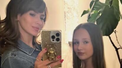 Hilaria Baldwin and her 10-year-old daughter