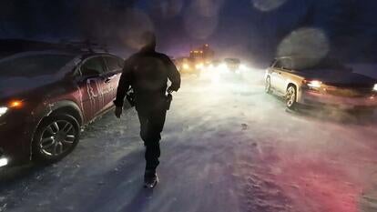 Blizzard in California