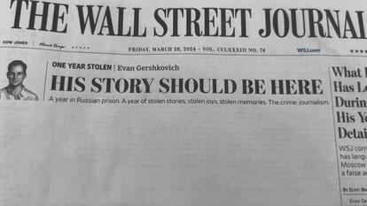 Front page of The Wall Street Journal