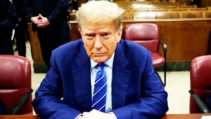 Donald Trump in court