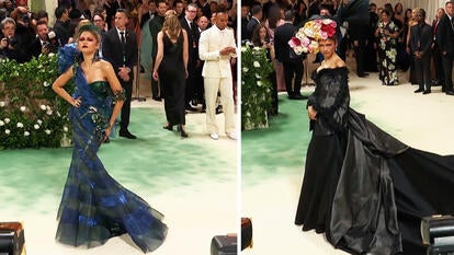 Zendaya on the Met Gala red carpet