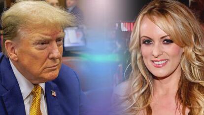 Donald Trump and Stormy Daniels