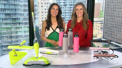 Inside Deals: Floor and Window Cleaning Kit, Tervis Tumblers, Flat Iron and Curler 