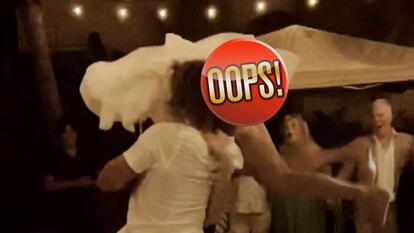 Bride Moons Guests at Reception