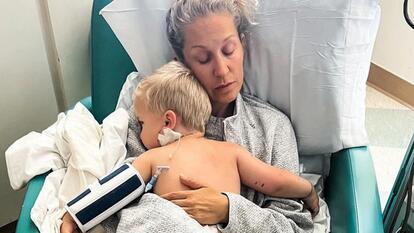 2-year-old boy who was bitten by a rattlesnake.