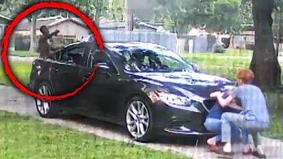 Family held at gunpoint