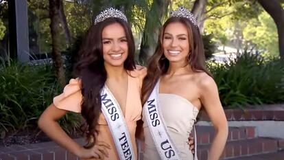 Miss Teen USA UmaSofia Srivastava and Miss USA Noelia Voigt