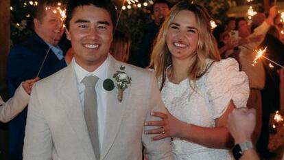 Bride-to-Be with Chipped Tooth at Wedding 