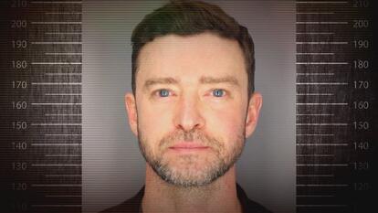 Justin Timberlake's mugshot