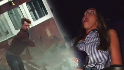 Scene from the movie 'Twisters', Audience member