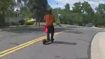 A Colorado robbery suspect chose a scooter as a getaway vehicle from an Ulta Beauty.