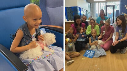 5-Year-Old Cancer Patient Surprised With New Puppy 