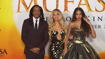 Jay-Z Attends 'Mufasa' Premiere With Blue Ivy Amid Rape Lawsuit