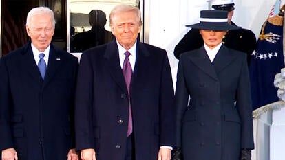 Joe Biden, Donald and Melania Trump