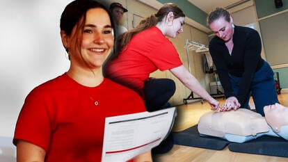 Madeleine Jackman/ CPR training
