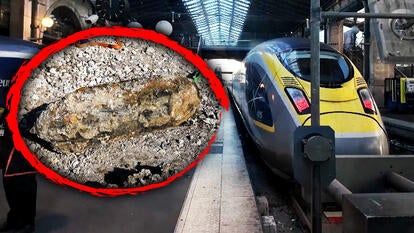 WWII era bomb, Gare du Nord Station