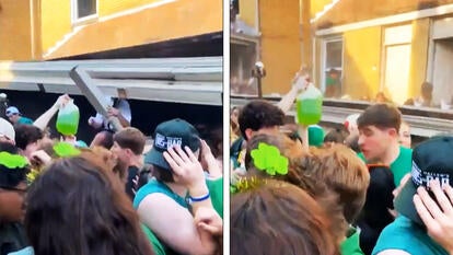 Roof Collapses at St. Patrick's Party