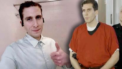 Byran Kohberger gives a thumbs up / Byran Kohberger perp walk in orange jumpsuit