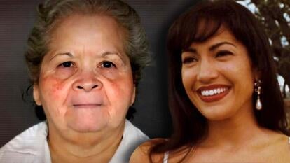 mugshot of Yolanda Saldivar / Selena smiling