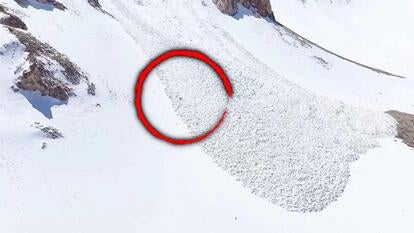 Man caught in avalanche