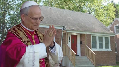 Pope Leo XIV, his childhood home in Chicago, IL