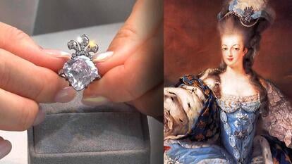 10 carat diamond ring, Marie Antoinette