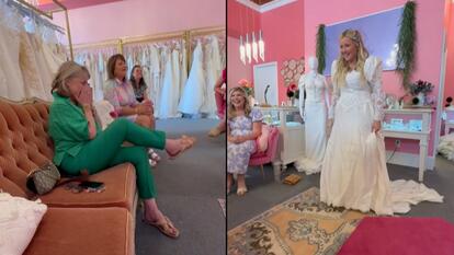 Bride-to-Be Surprises Mom With Her Wedding Dress from 34 Years Ago