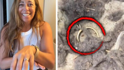 Woman Finds Her Lost Wedding Ring