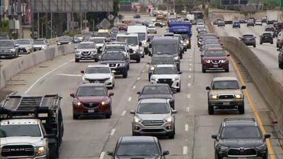 Cars driving on highway