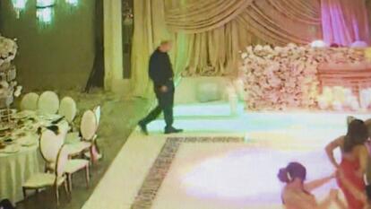 Wedding Crasher Steals Gift Box