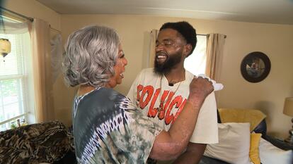 Woman Reunites With Man Who Saved Her 