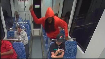 Screenshot of fatal attack on Irina Zarutska