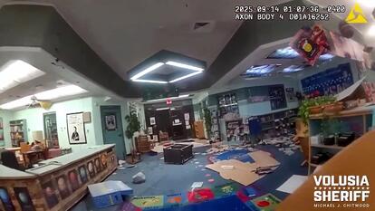 act of vandalism was discovered at an elementary school.