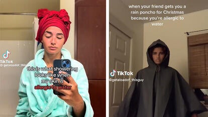 Model Allergic To Water