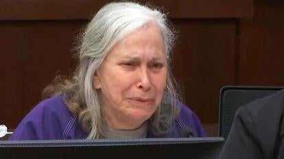 Donna Adelson crying in court