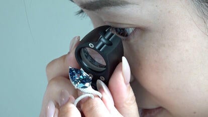 Mellon Blue' diamond