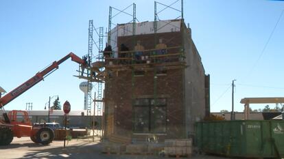 Old Bank Building, Once Robbed By Bonnie and Clyde